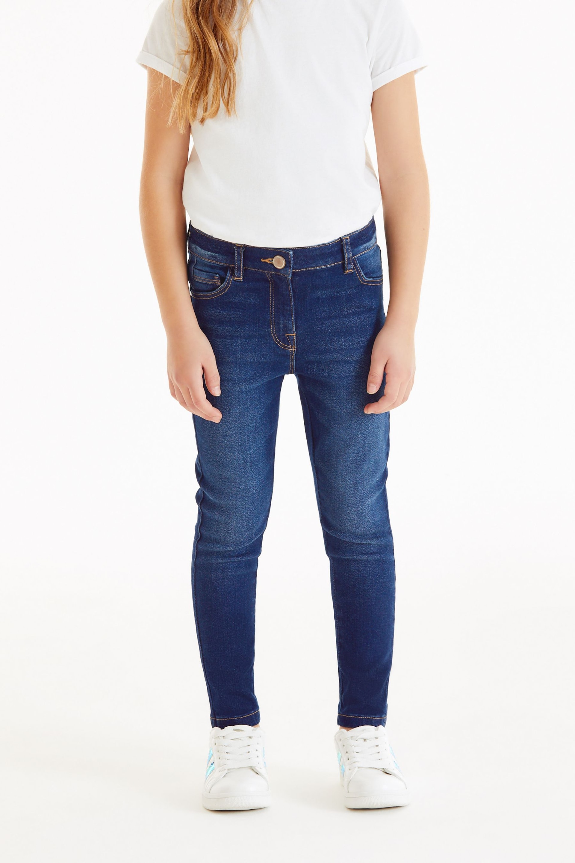 Dark Blue Skinny Jeans (3-16yrs) - Image 5 of 6