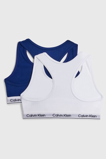 Calvin Klein Girls Modern Cotton Bralettes 2 Pack