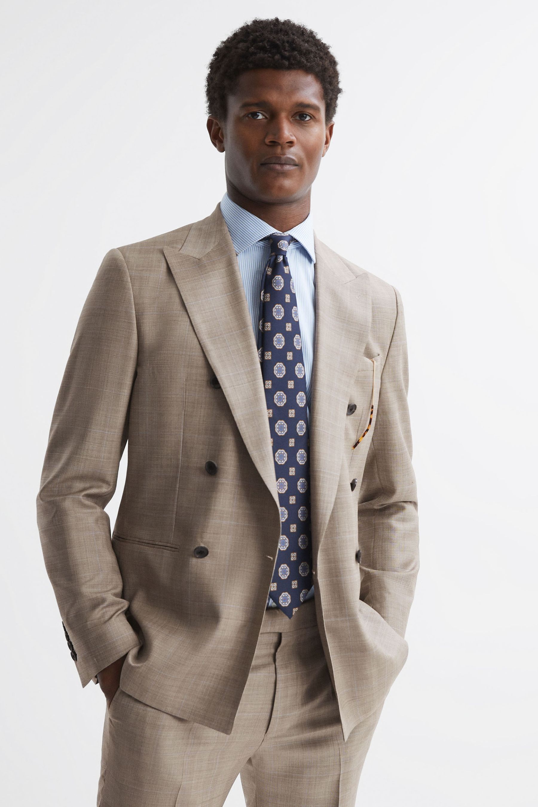 Reiss checked blazer clearance