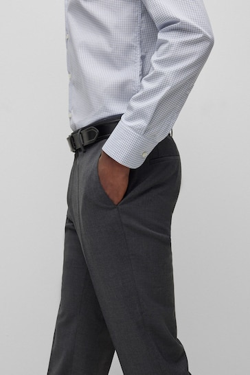 BOSS Grey Slim Fit Suit :Trousers
