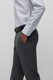 BOSS Grey Slim Fit Suit :Trousers - Image 4 of 6