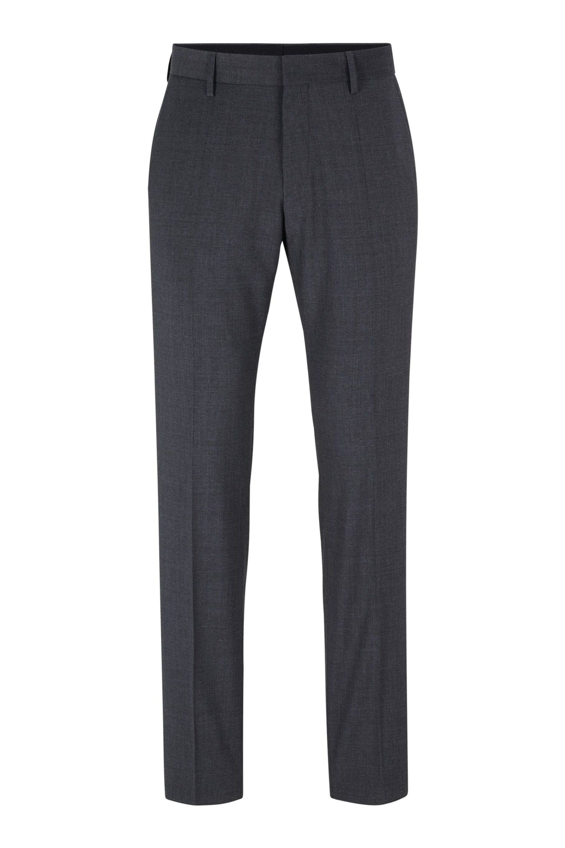 BOSS Grey Slim Fit Suit :Trousers - Image 5 of 6