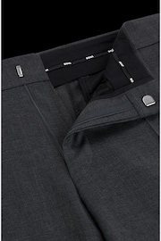 BOSS Grey Slim Fit Suit :Trousers - Image 6 of 6