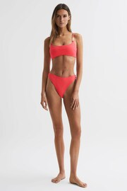 Reiss Coral Miley Square Neck Chain Bikini Top - Image 3 of 5