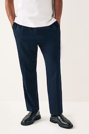 Navy Blue Relaxed Fit EDIT Jogger Trousers - Image 1 of 8