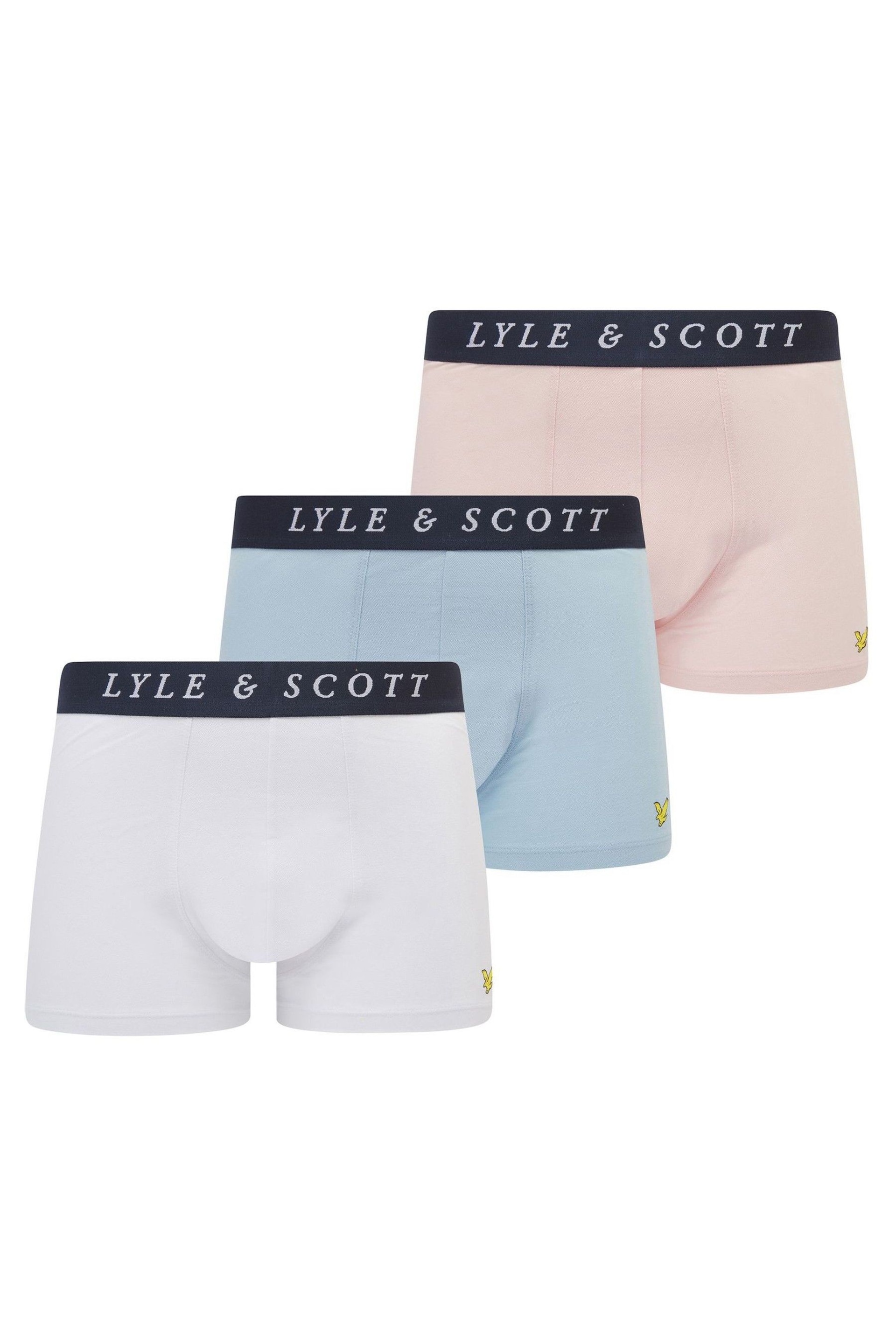 Lyle & Scott Multi Underwear Trunks 3 Pack - Image 1 of 4