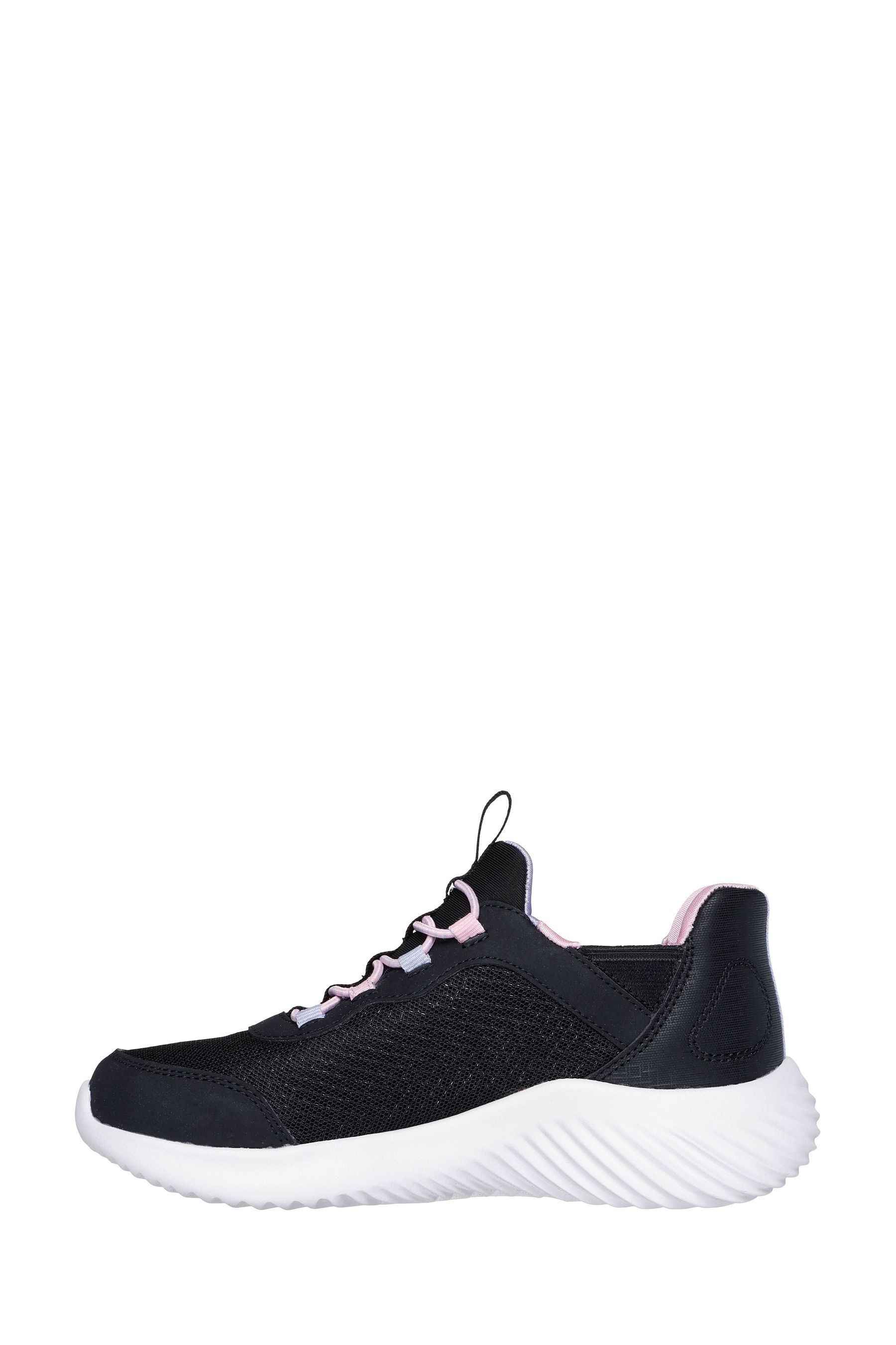 Buy Skechers Black Bounder Simple Cute Slip In Trainers from Next Luxembourg
