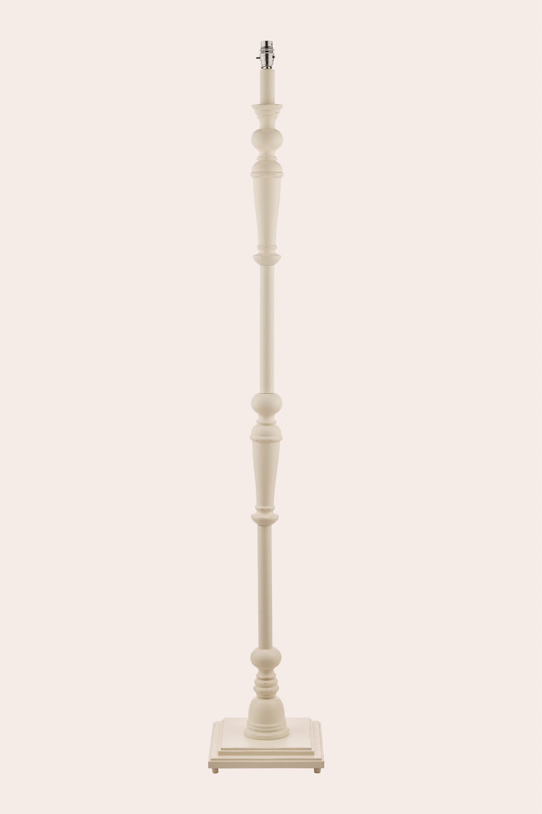 White candlestick floor on sale lamp