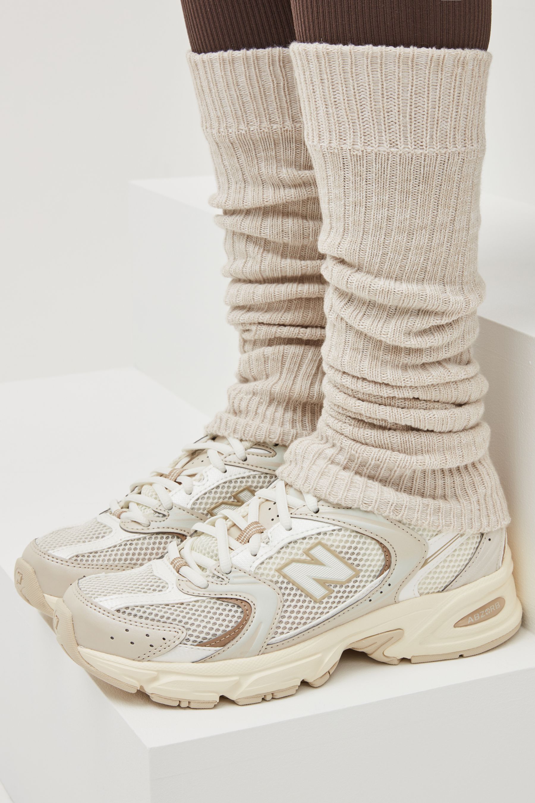 Buy Cream Ribbed Leg Warmers 1 Pack from Next Australia