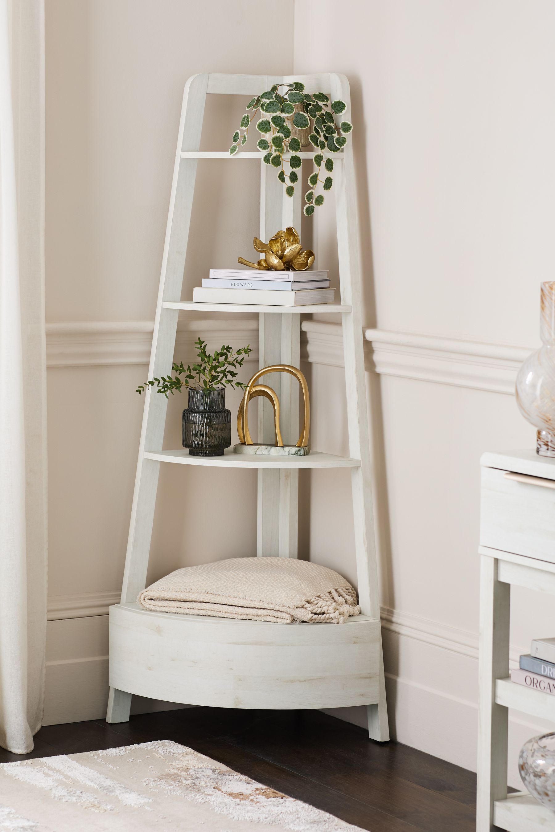 Bronx corner ladder shelf discount