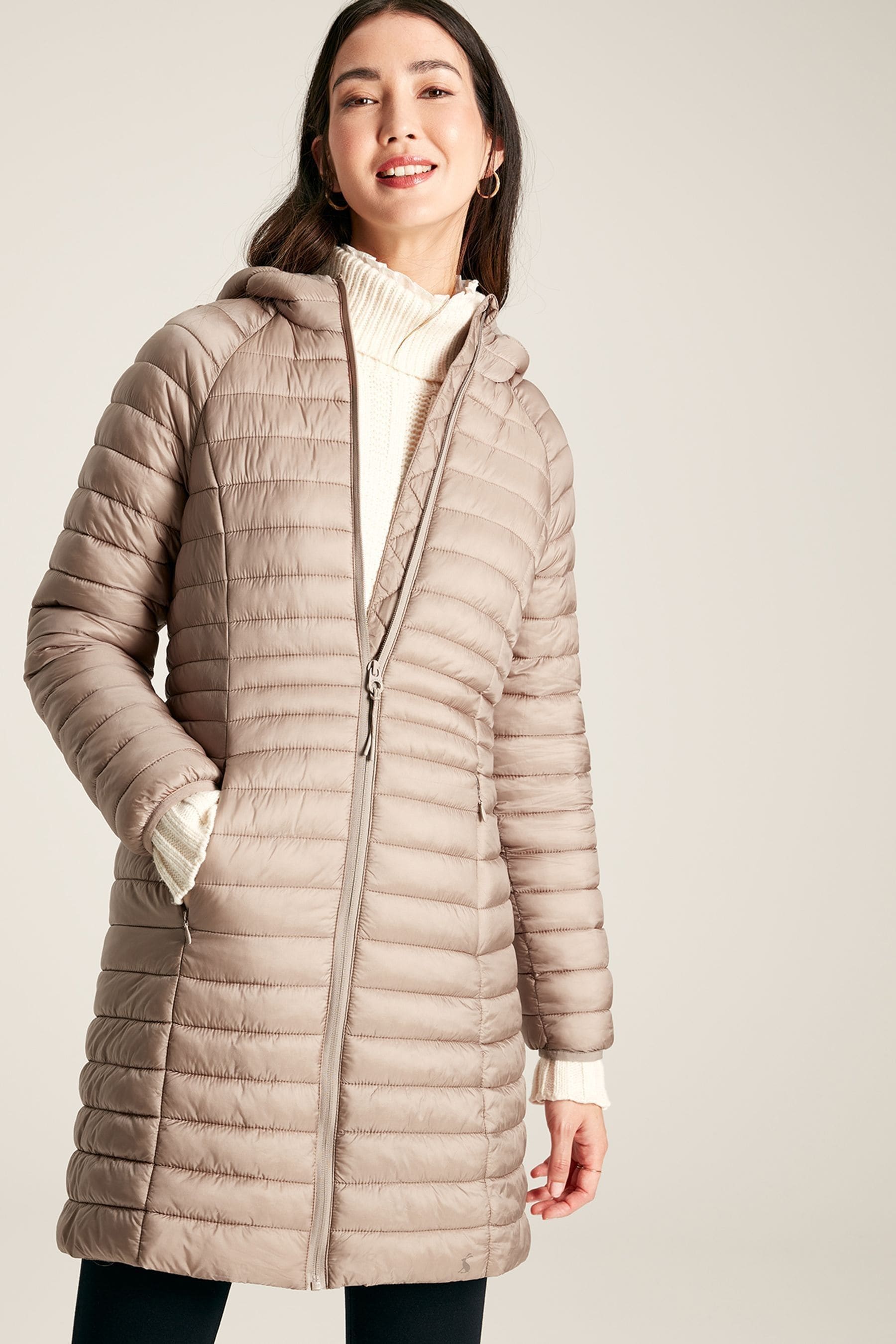Long packable top coat