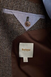 Barbour® Brown Slim Fit Textured Suit Jacket - Image 9 of 14