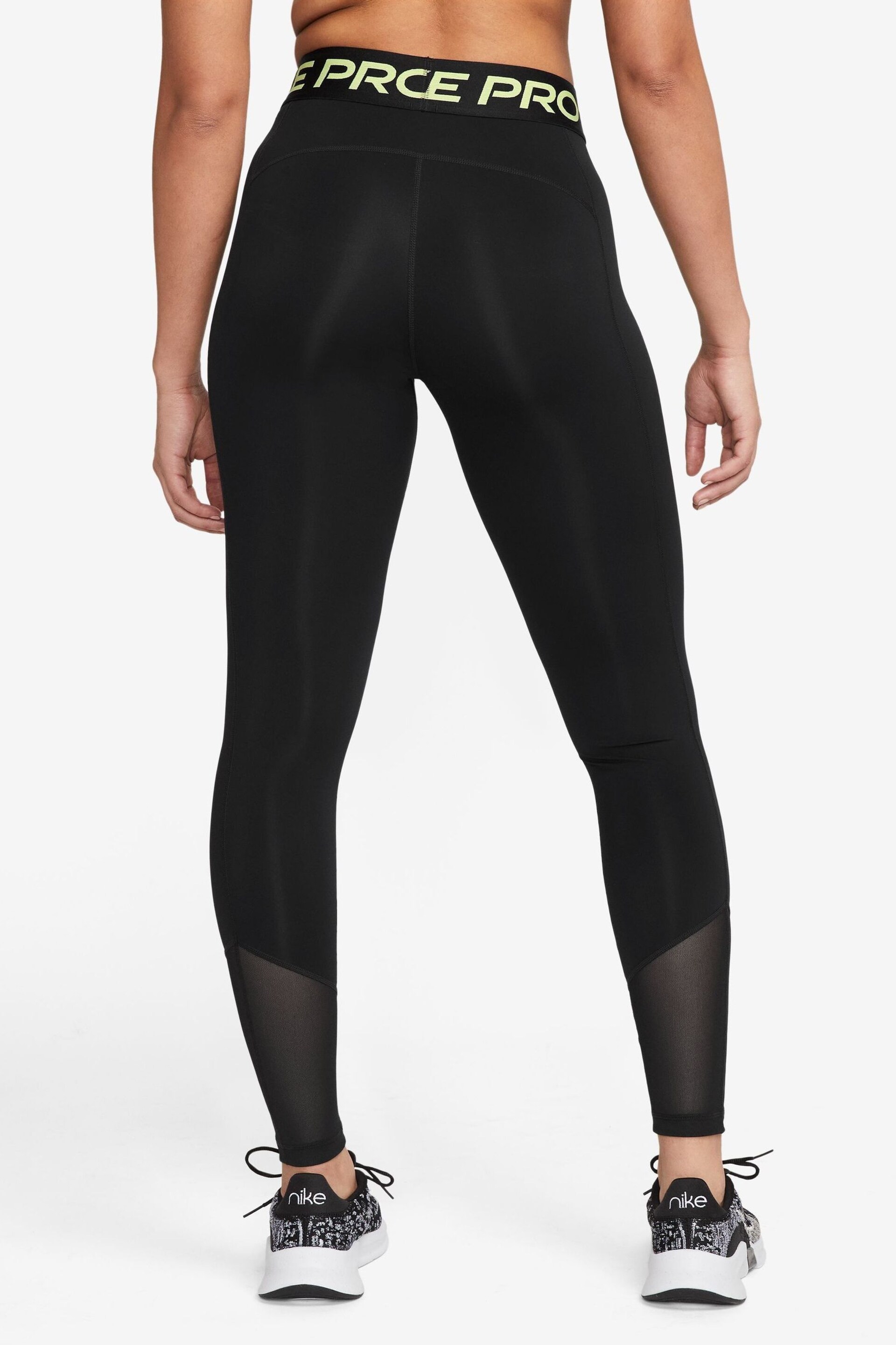 Nike Black Pro Mid-Rise Leggings - Image 2 of 3