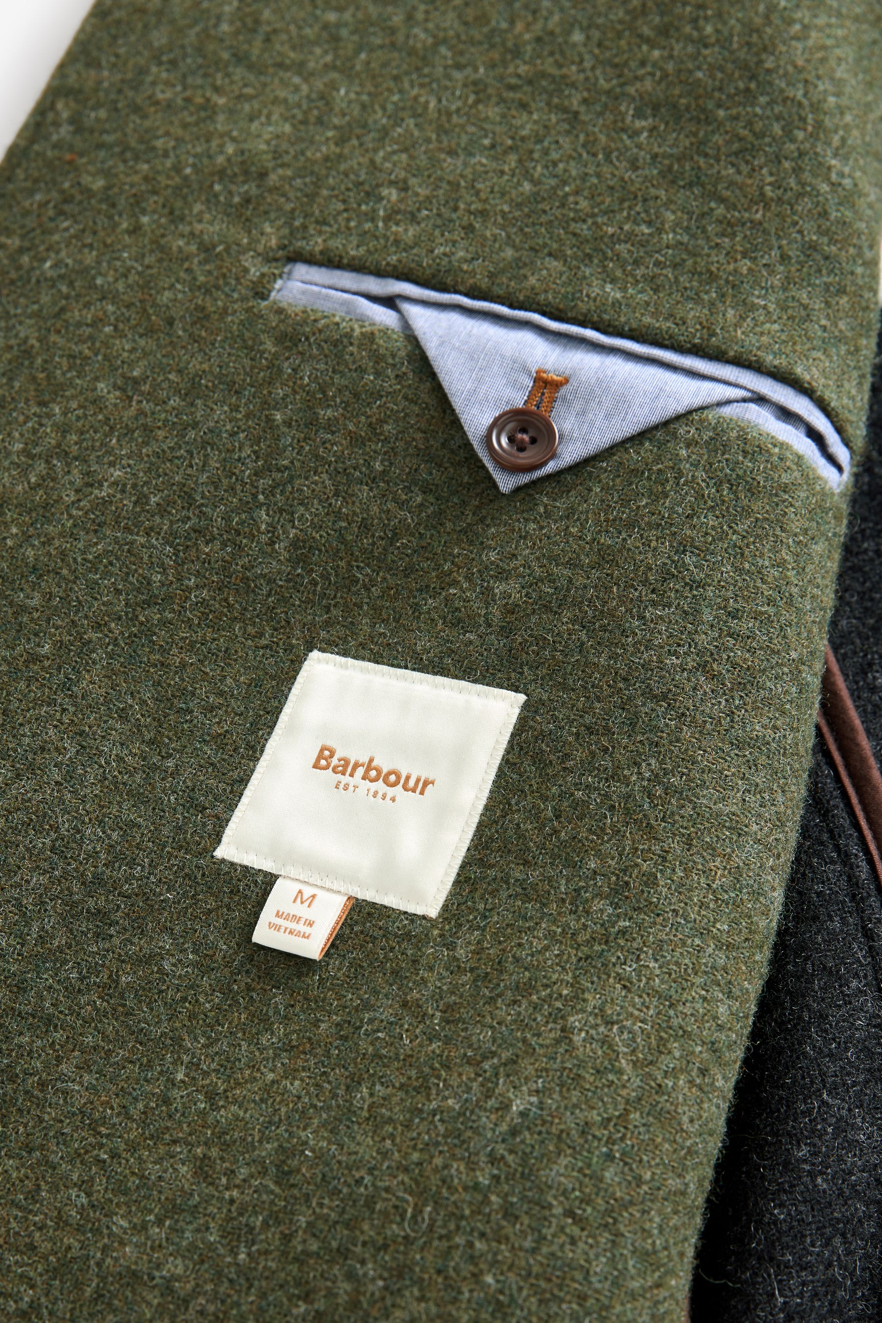 Barbour wool coat mens Green online