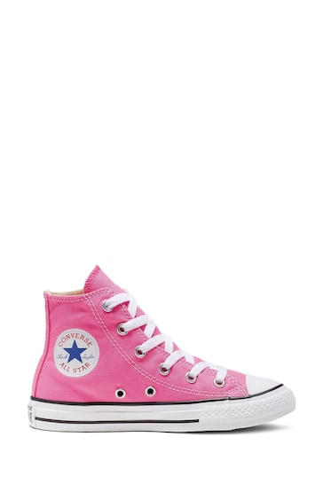 Converse Pink Chuck Taylor High Top Infant Trainers