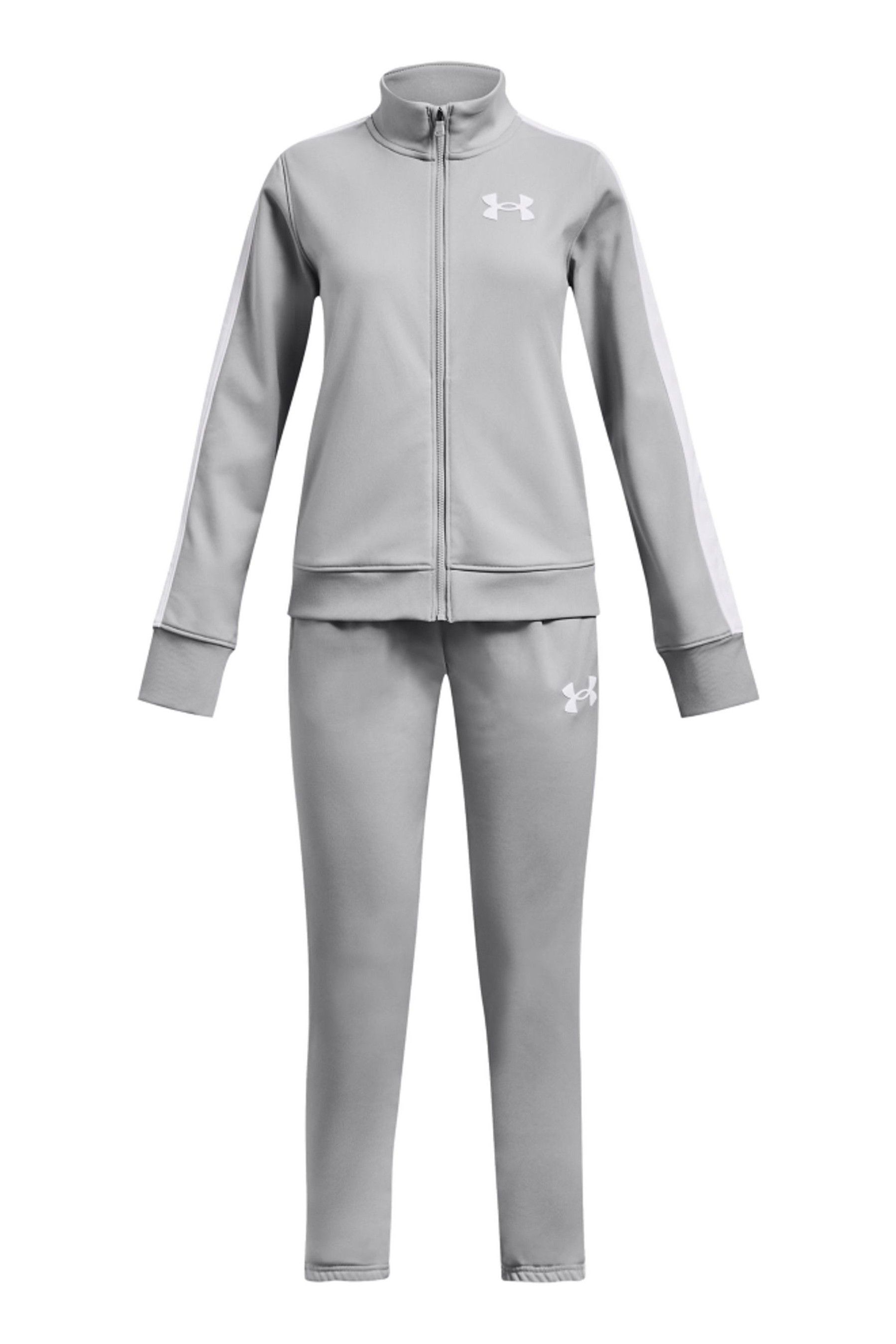 Under armour grey tracksuit sale