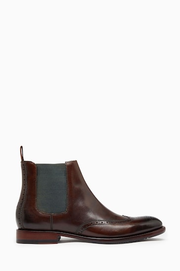 Oliver Sweeney Brown Hand Finished Leather Boots