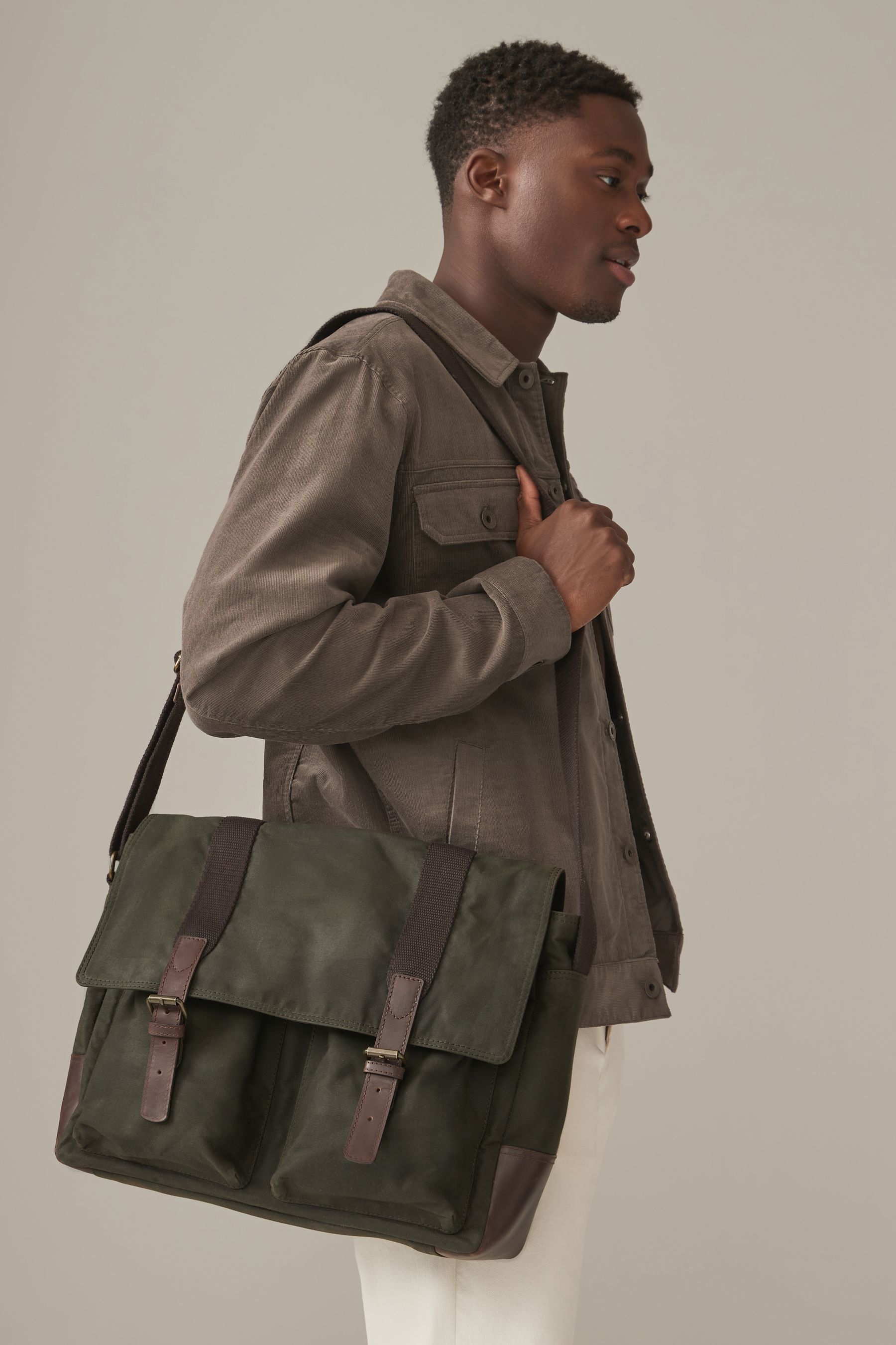 Cotton messenger bag hotsell