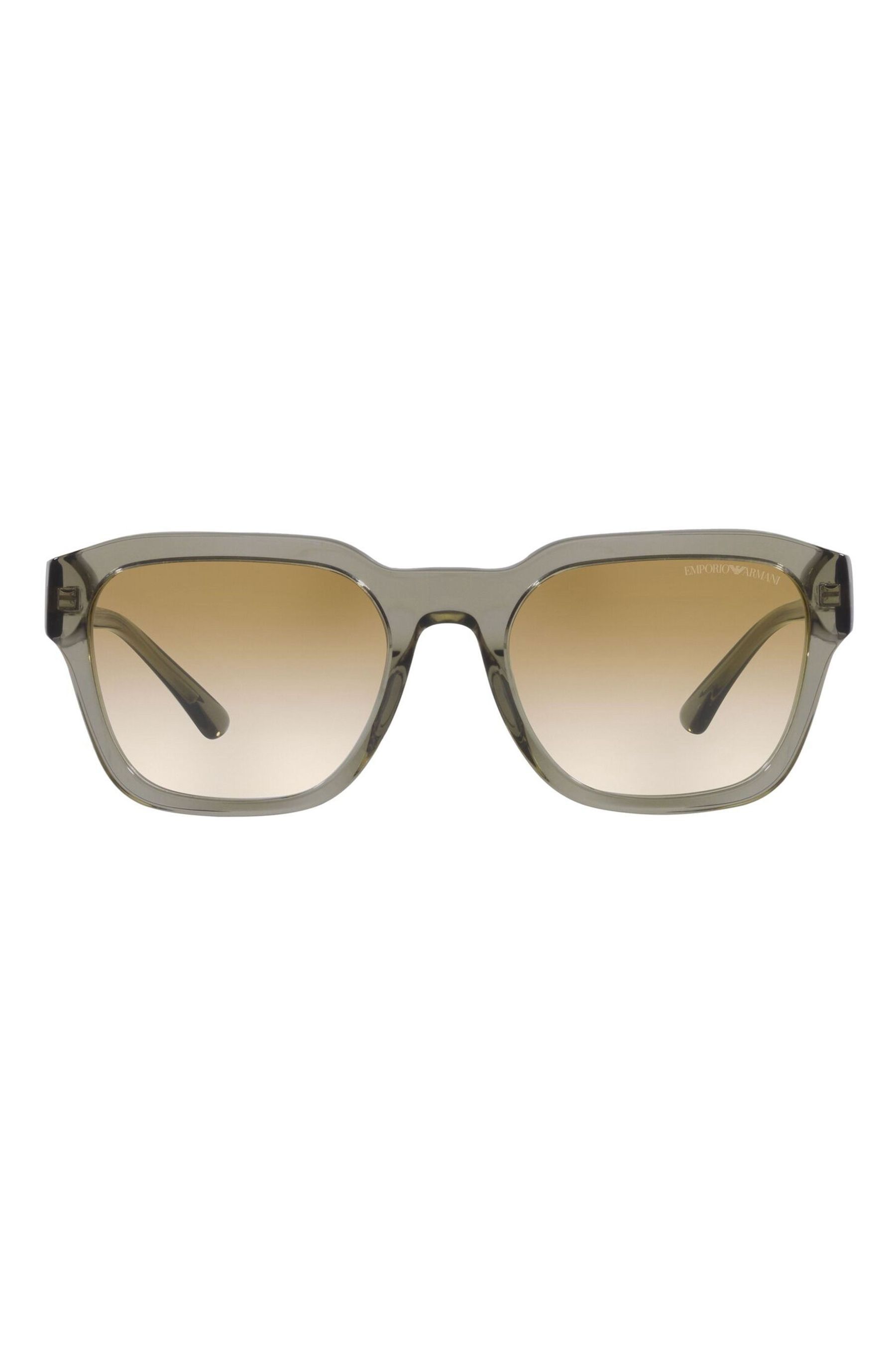 Armani best sale green sunglasses