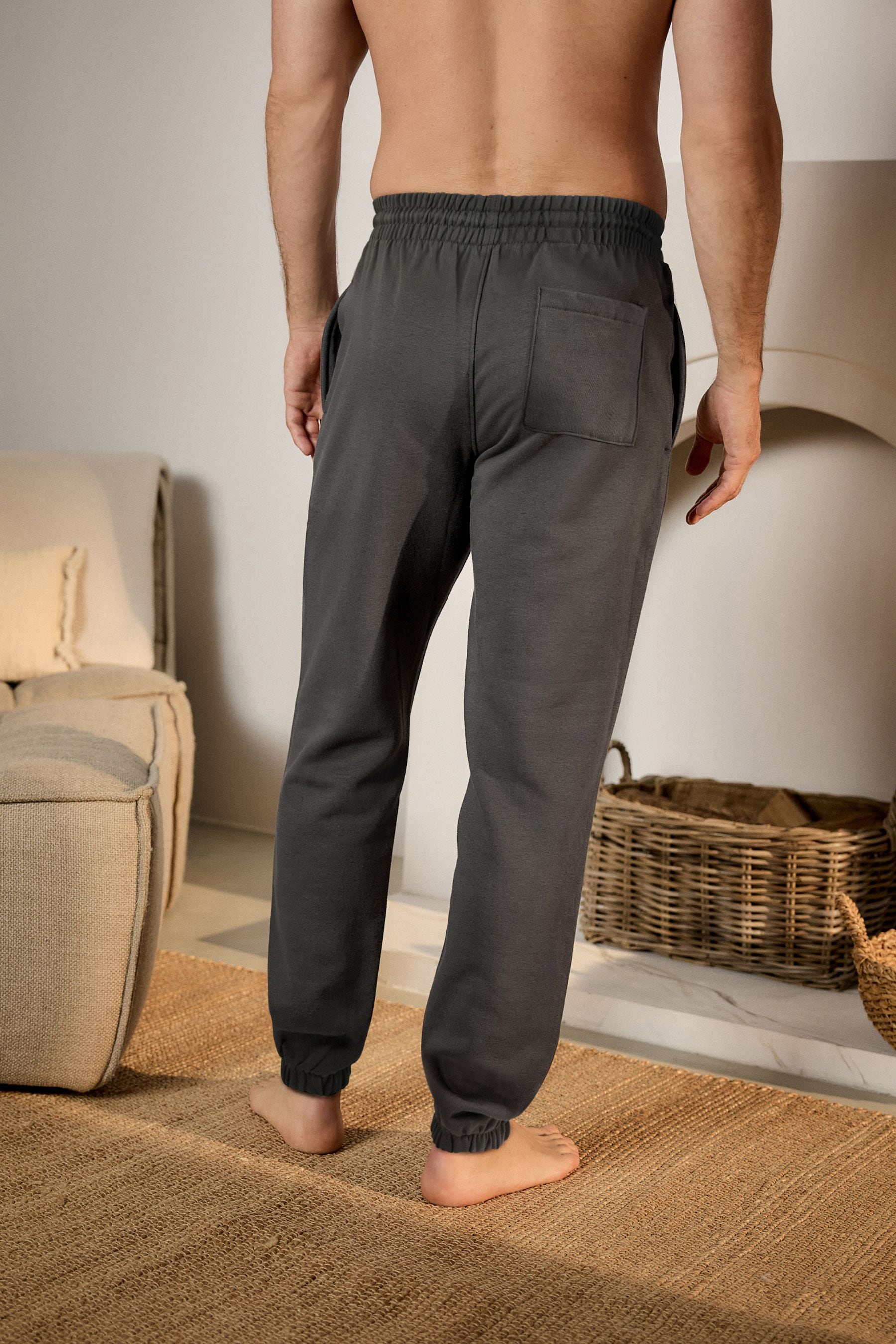 Charcoal grey mens joggers on sale