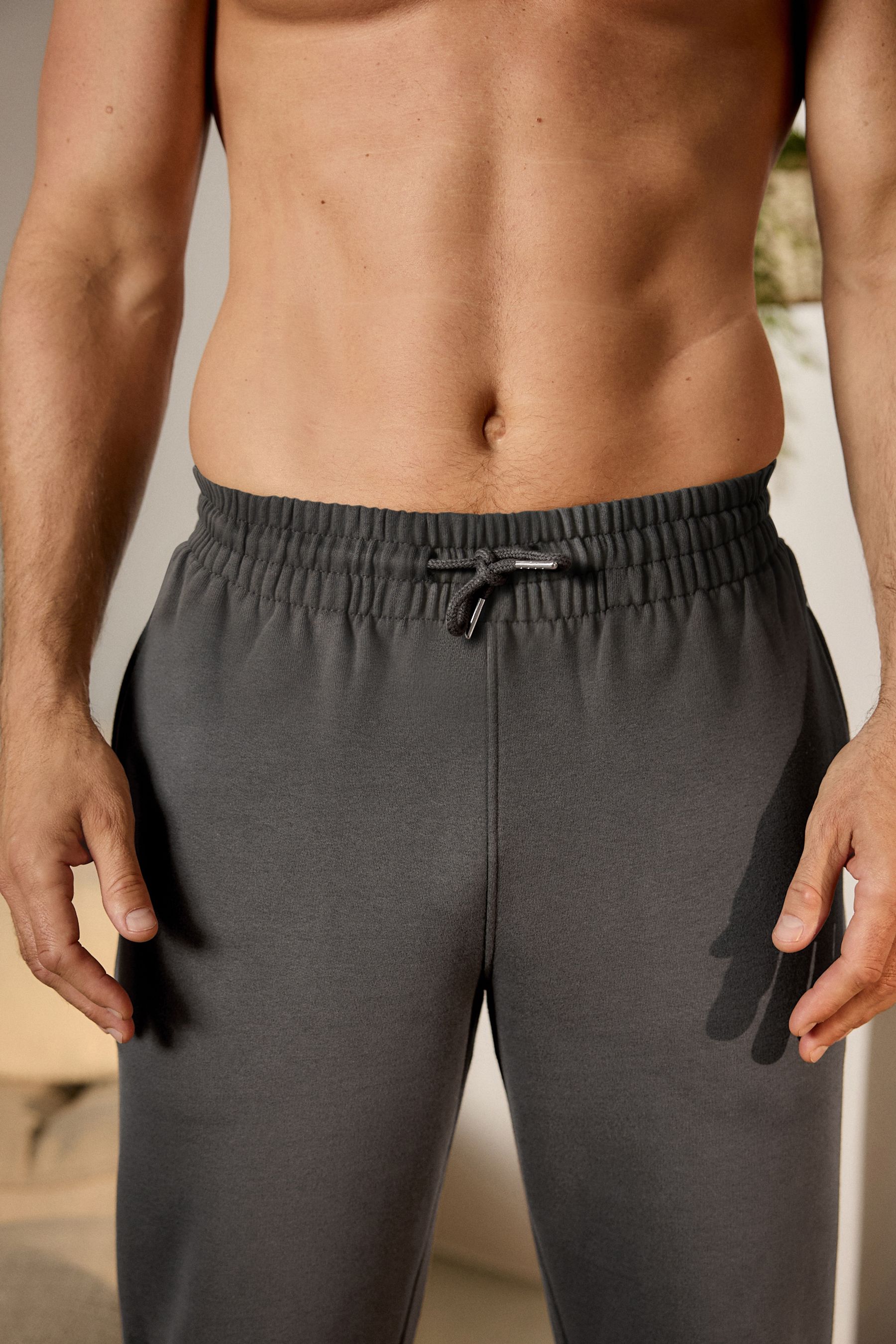 Gray cuffed joggers cheap