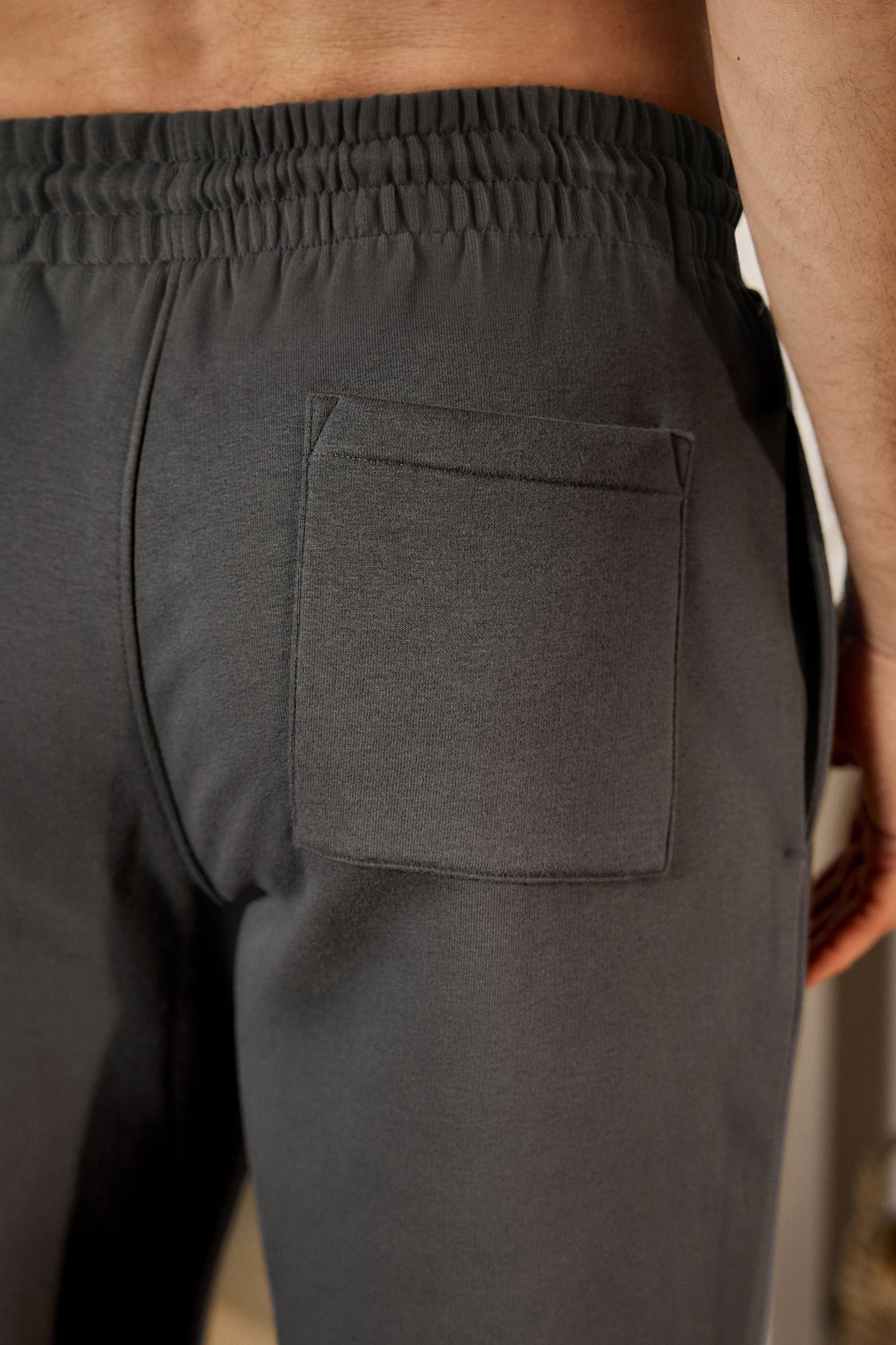 Mens grey cuffed joggers store