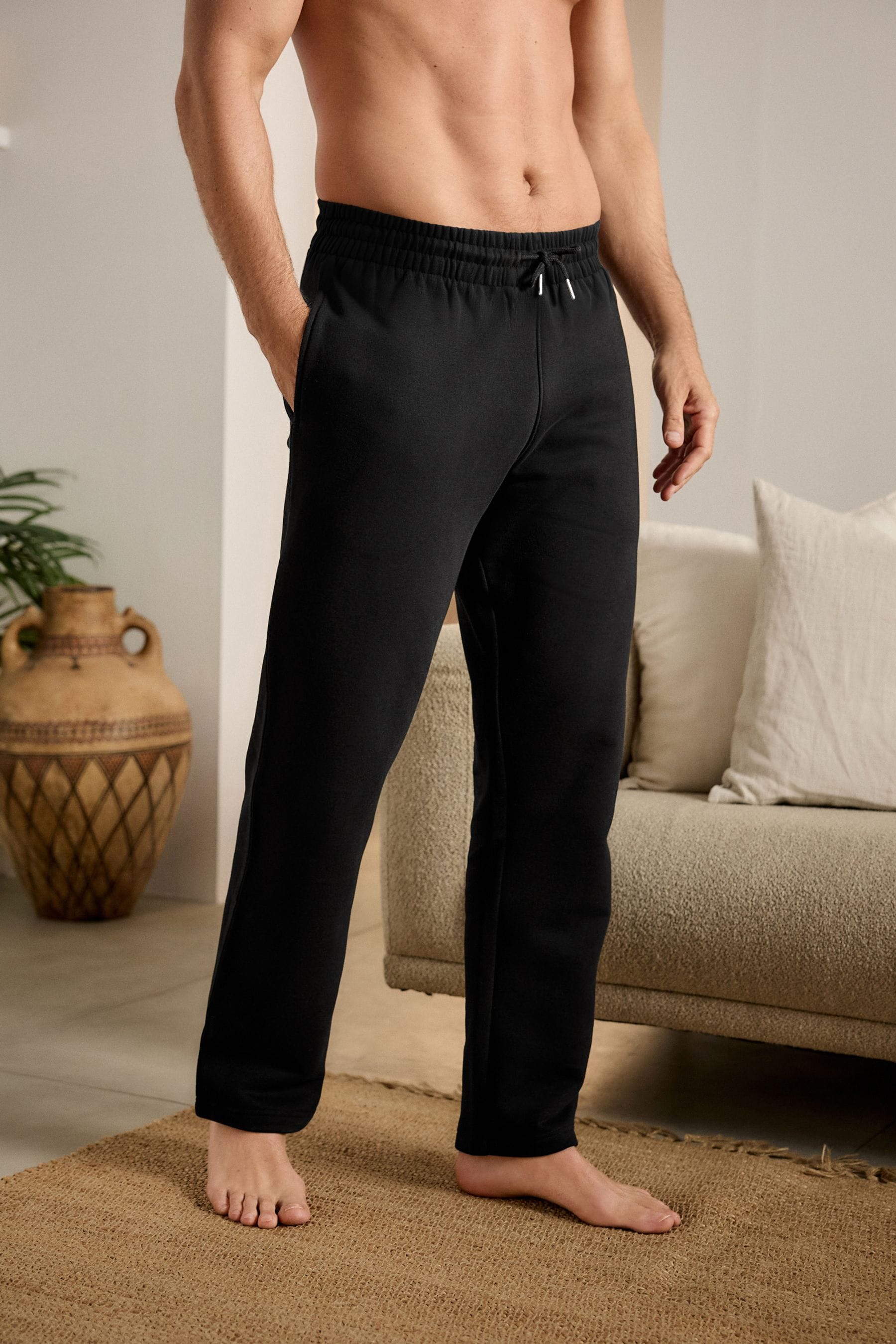 Buy Black Open Joggers from the Next UK online shop