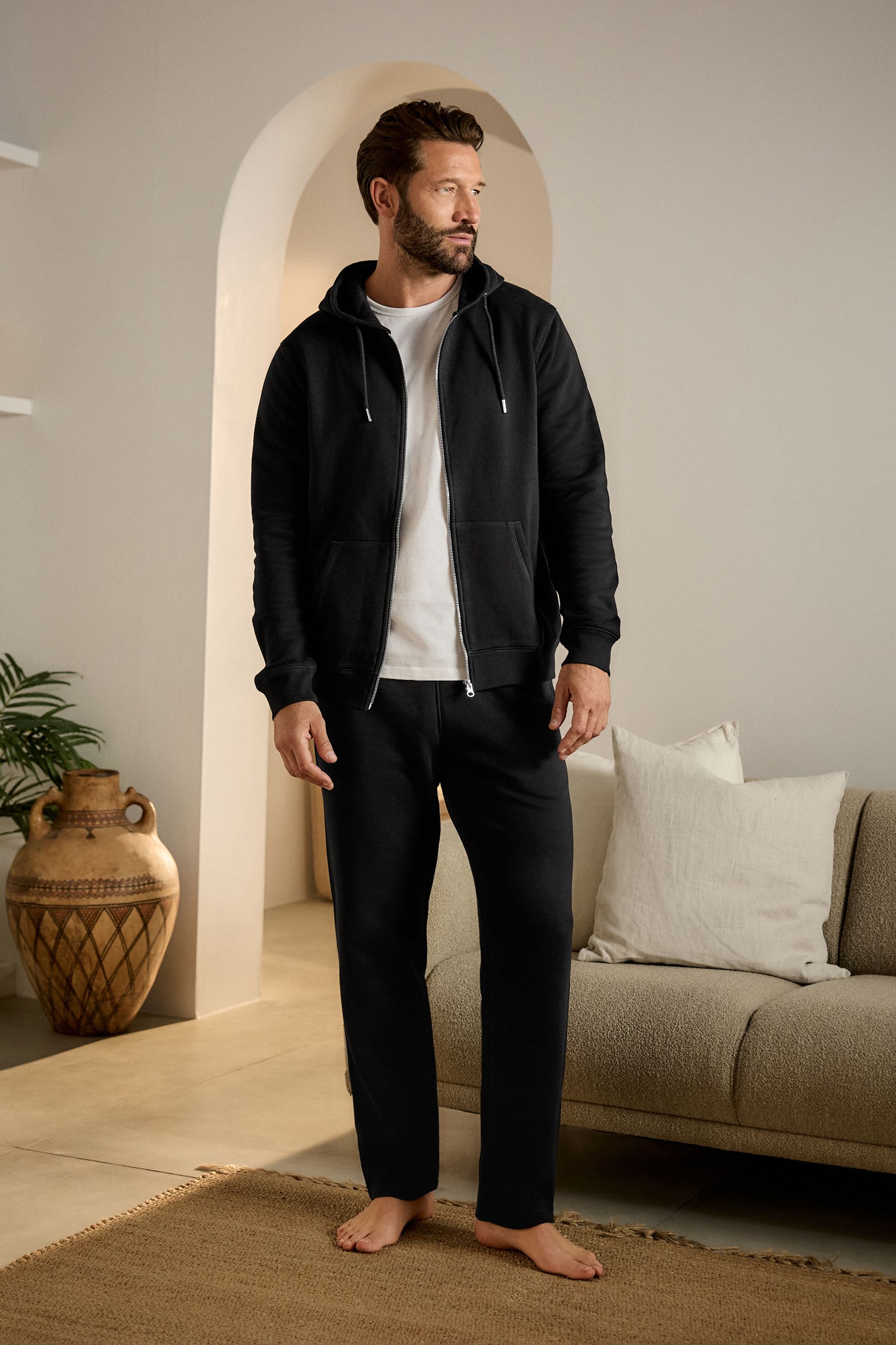 Buy Black Open Joggers from the Next UK online shop