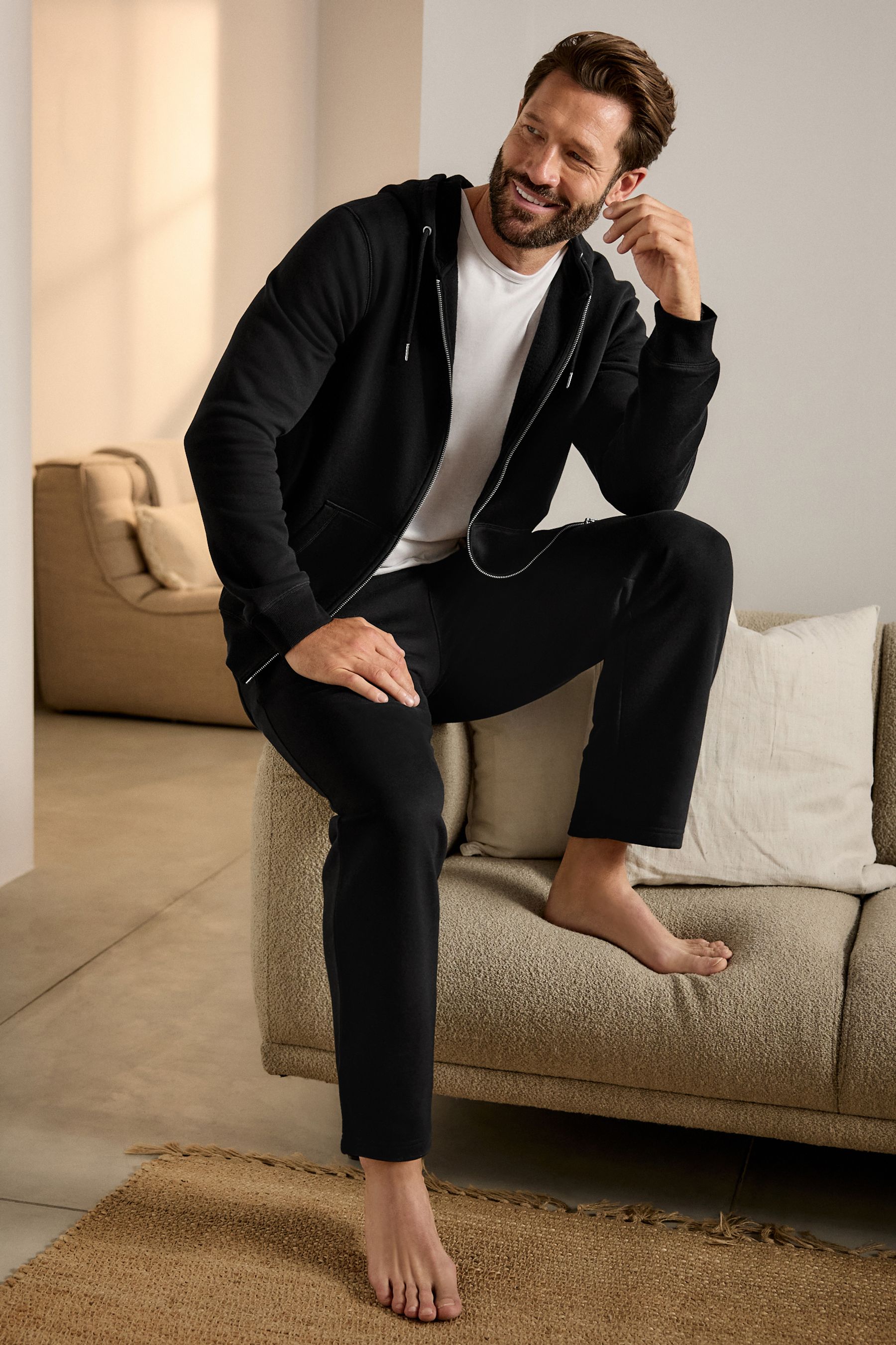 Buy Black Open Joggers from Next United Arab Emirates