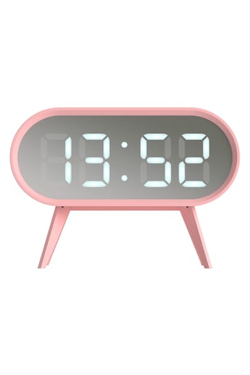 Space Hotel Pink A Futuristic Alarm Clock