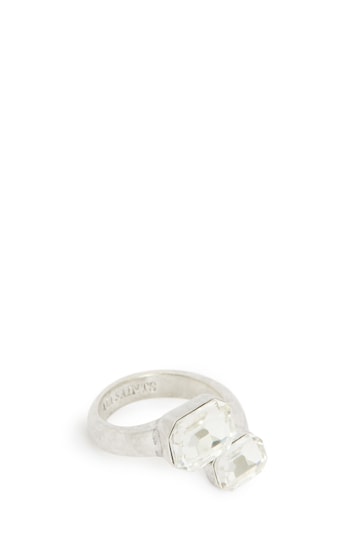 AllSaints Silver Tone Bypass Ring