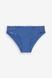 Calvin Klein Blue Seductive Comfort Lace Bikini Knickers - Image 2 of 2