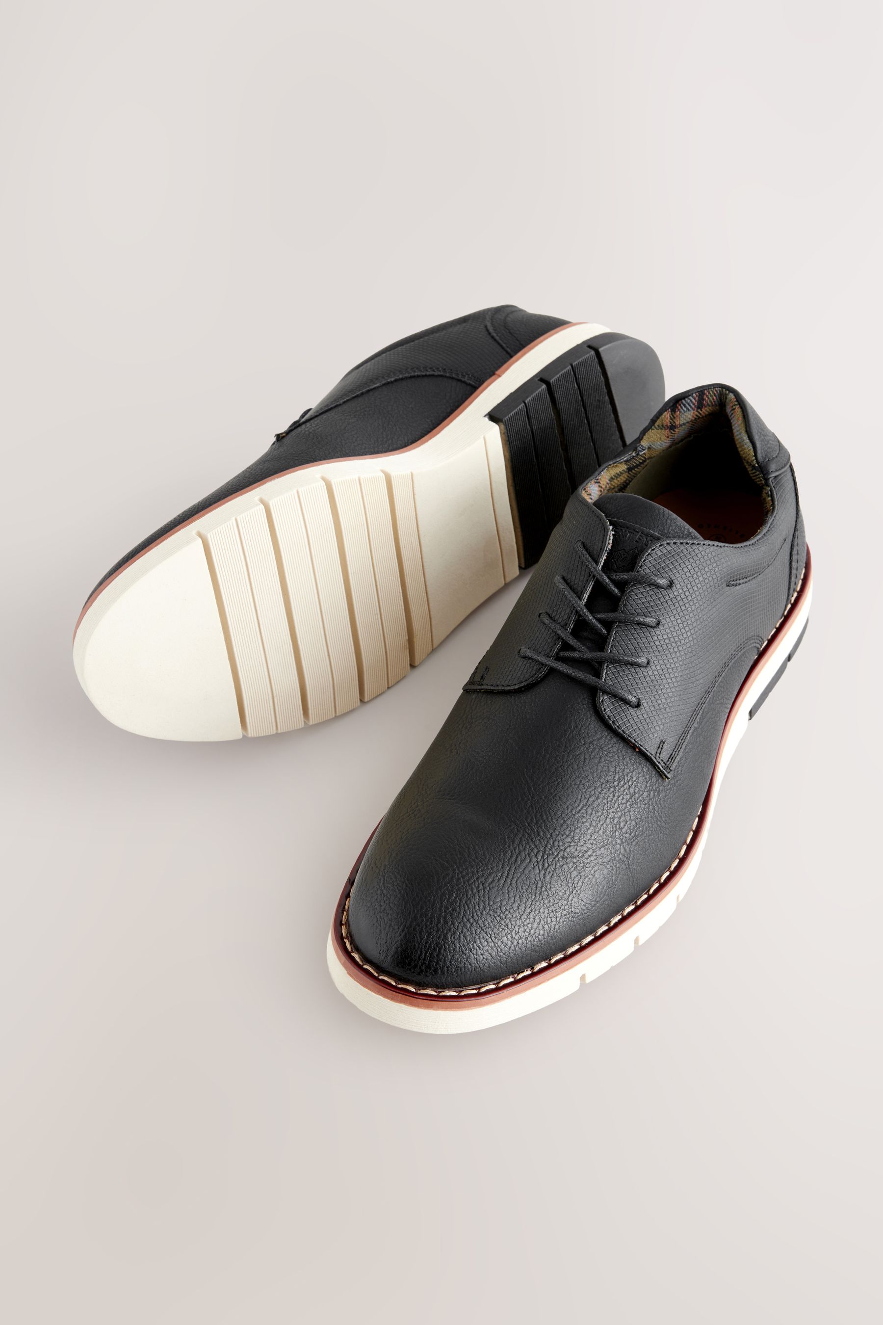 Next black wedge shoes cheap