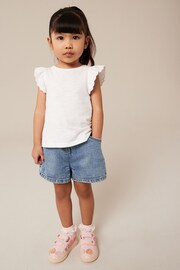 Denim Mid Wash MOM Shorts (3mths-7yrs) - Image 2 of 5