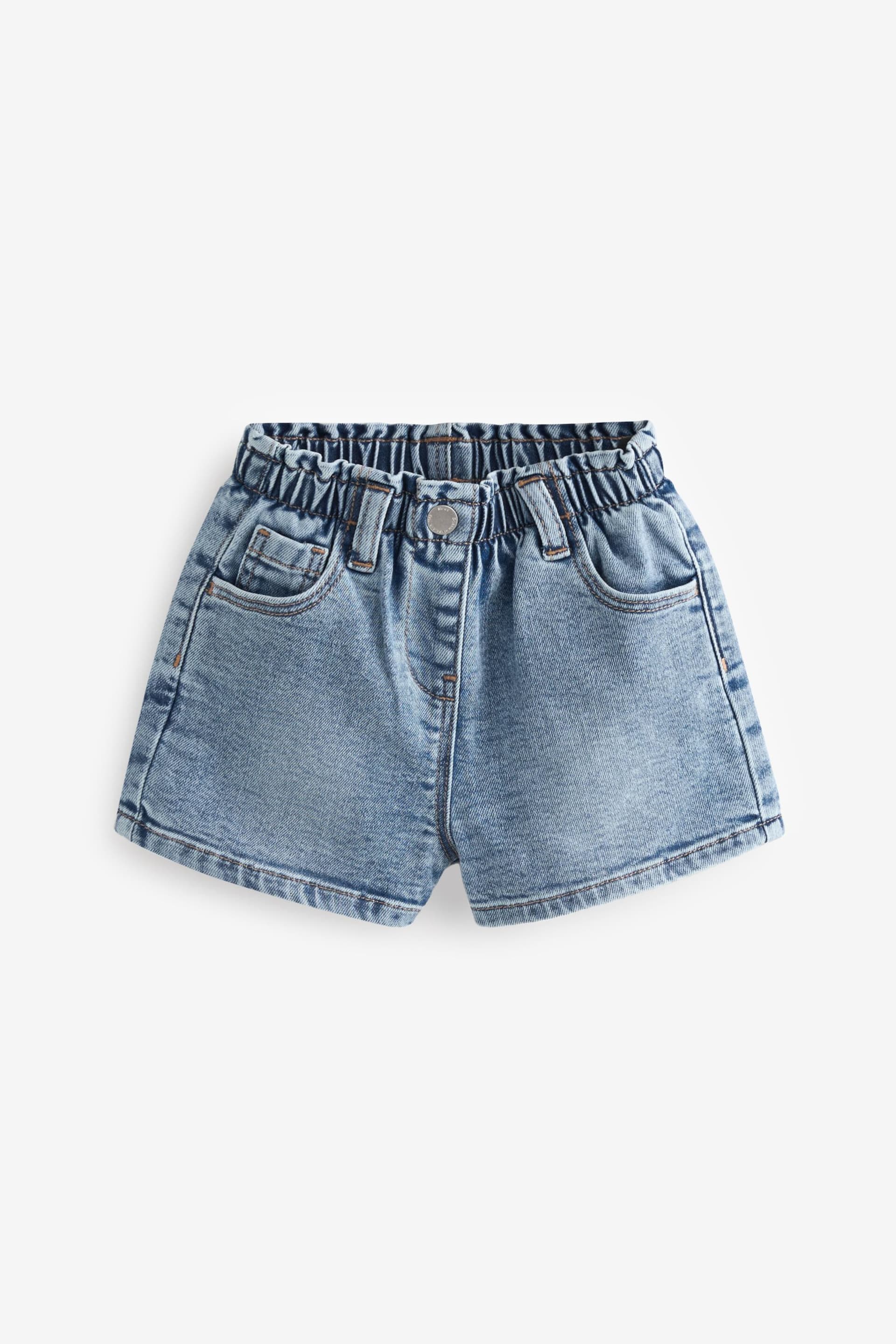 Denim Mid Wash MOM Shorts (3mths-7yrs) - Image 3 of 5