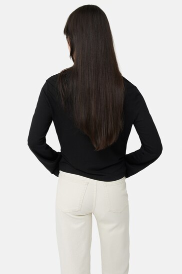Jigsaw Knotted Front Long Sleeve Top