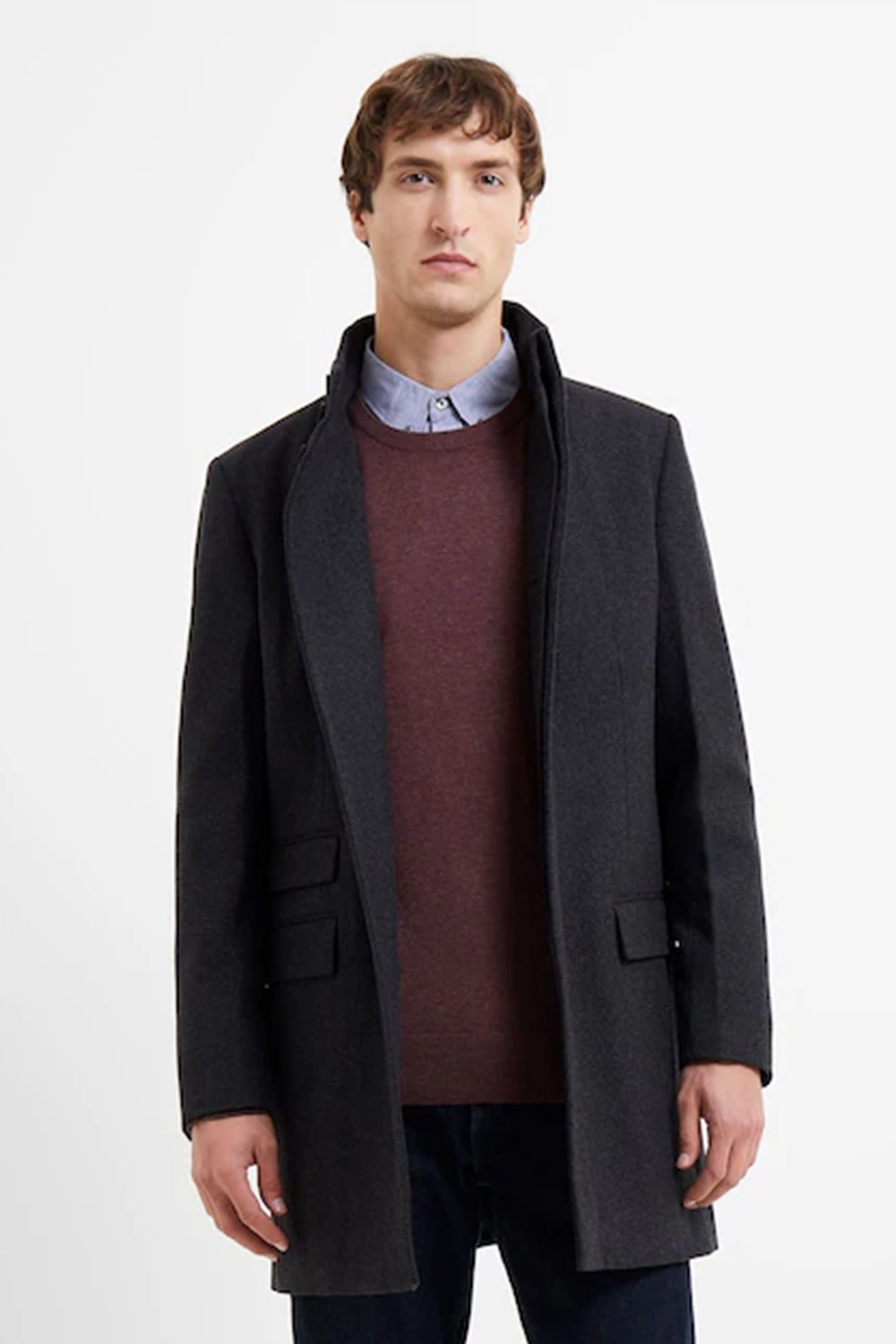 French Connection Men s Natural Funnel Jacket