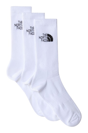 The North Face White Multi Socks 3 Pack