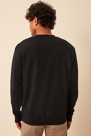 Black Textured T-Shirt - Image 3 of 8