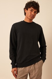 Black Textured T-Shirt - Image 4 of 8