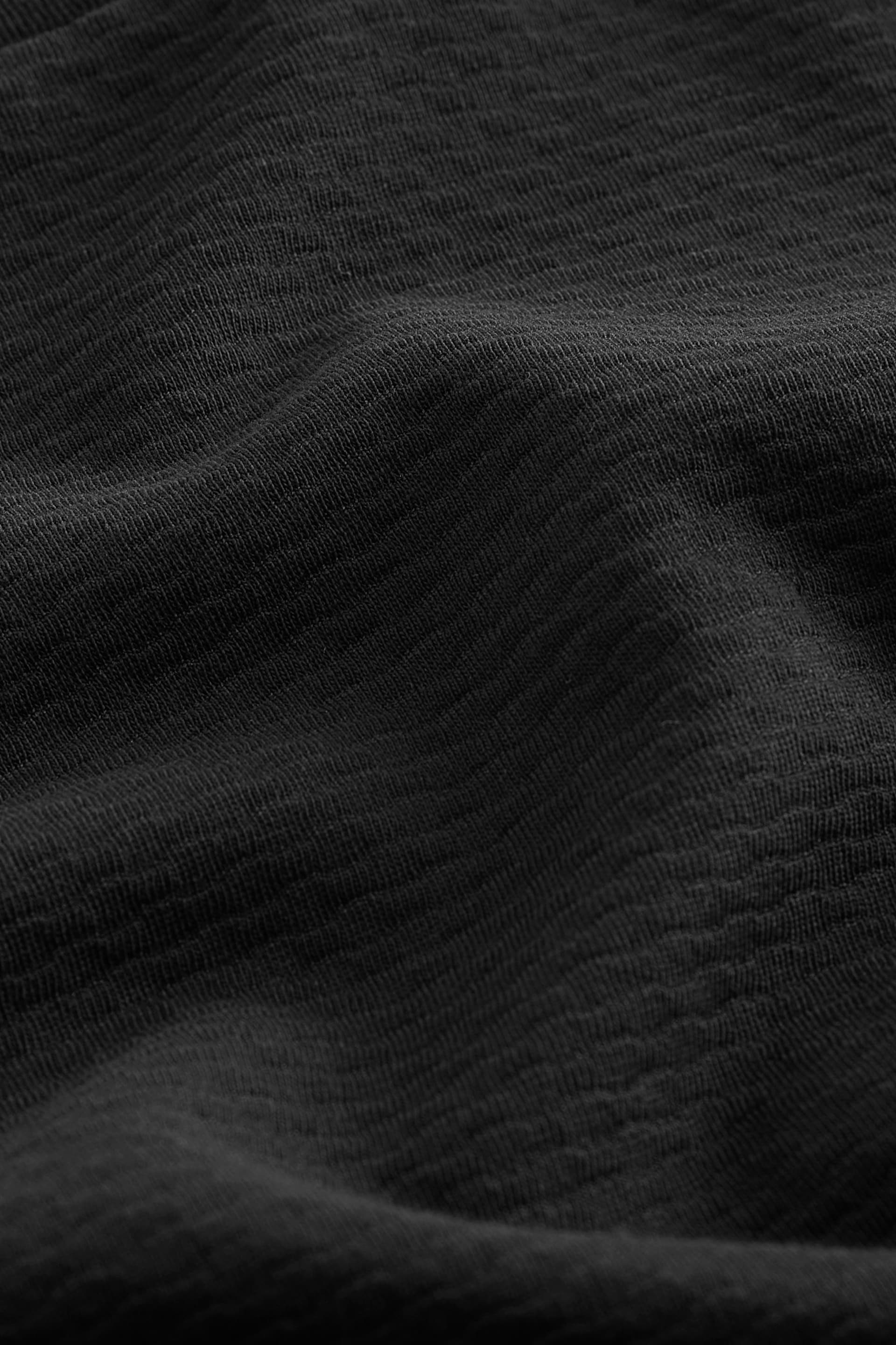 Black Textured T-Shirt - Image 8 of 8