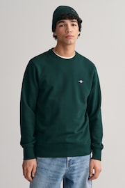 GANT Regular Fit Shield Logo Sweatshirt - Image 1 of 4