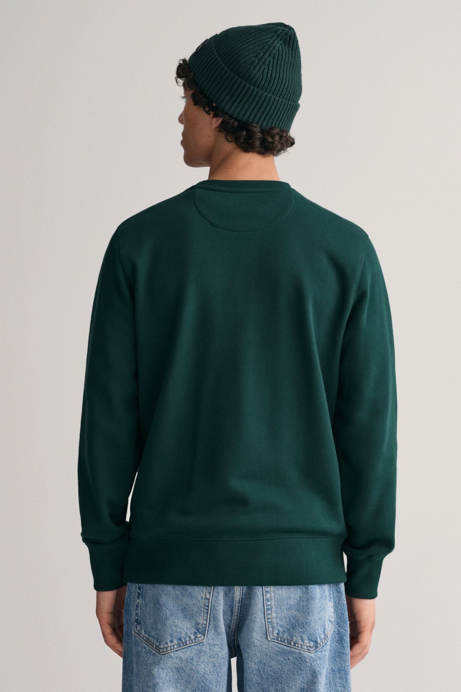 GANT Regular Fit Shield Logo Sweatshirt - Image 2 of 4