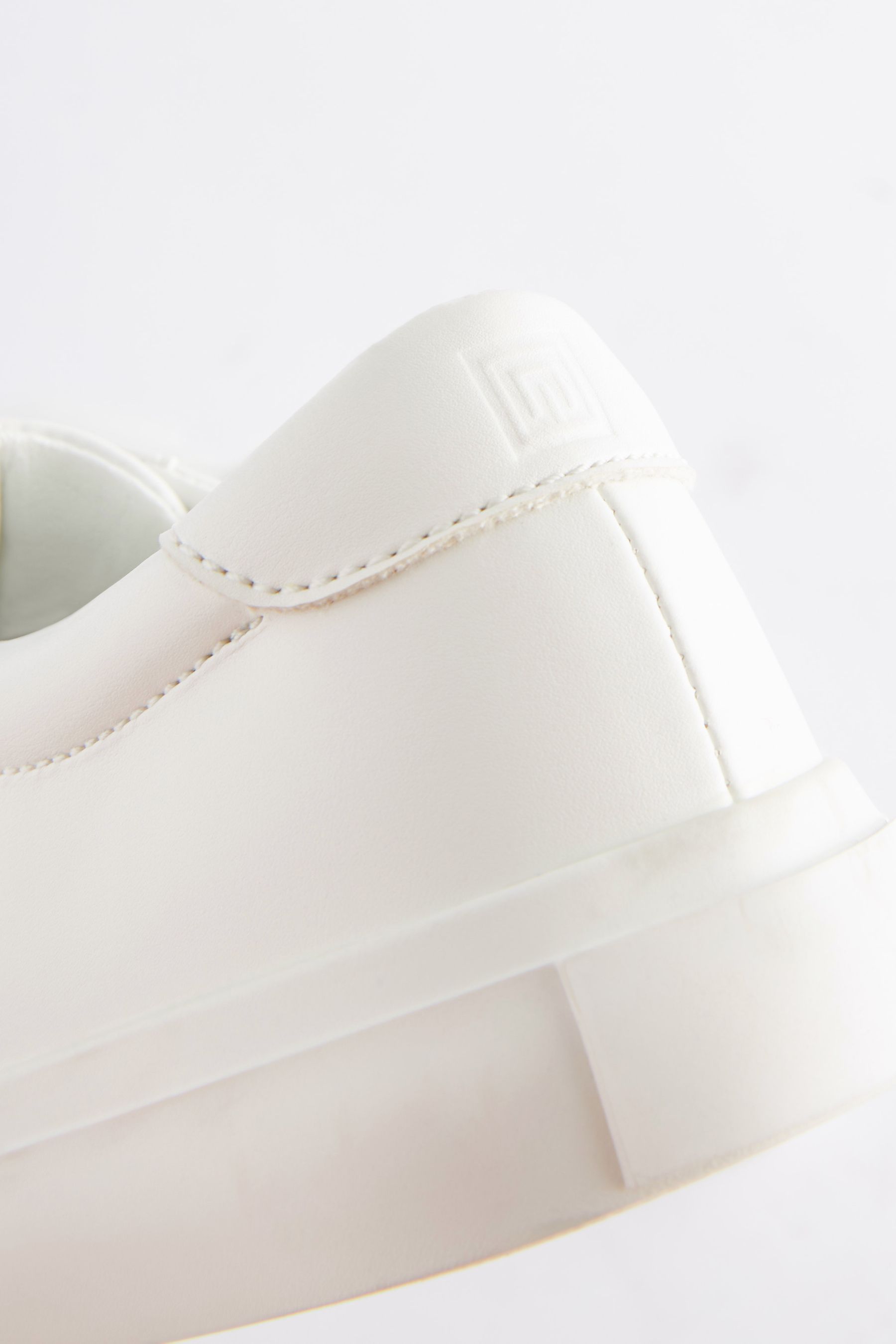 Womens white smart trainers top