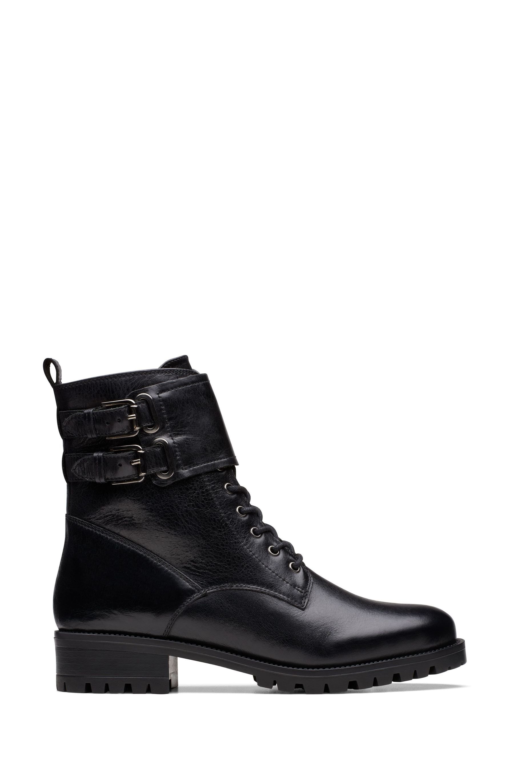 Clarks black clearance lace up boots