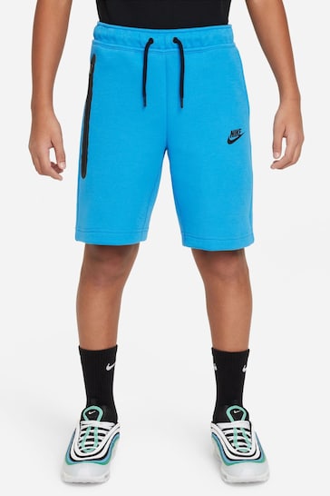Nike Bright Blue Tech Fleece Shorts