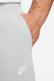 Nike Grey Club Woven Tapered Leg Pants - Image 4 of 5