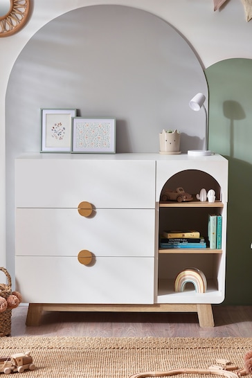 White Arches Junior Kids Multi Chest of Drawers