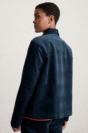 Seasalt Cornwall Blue Petite Brightwork Moleskin Jacket - Image 3 of 5