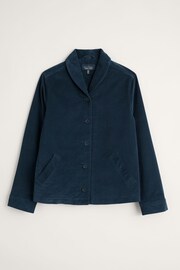 Seasalt Cornwall Blue Petite Brightwork Moleskin Jacket - Image 4 of 5